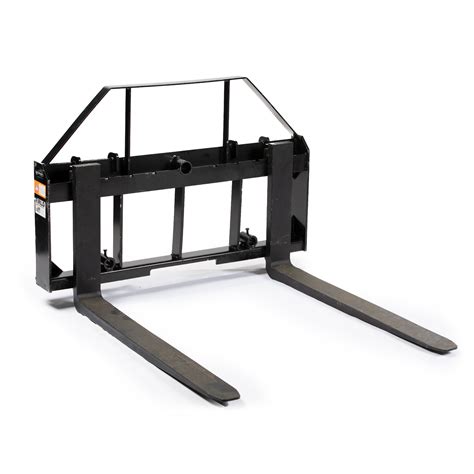 Pallet Forks with Skid Steer Quick Attach Frame 